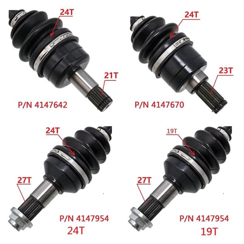 CV Axle Ball Joint Set & Double Off Set Joint Inner Cage for YAMAHA GRIZZLY 550 GRIZZLY 700 28P-2530V-10-00 28P-2510F-10-00