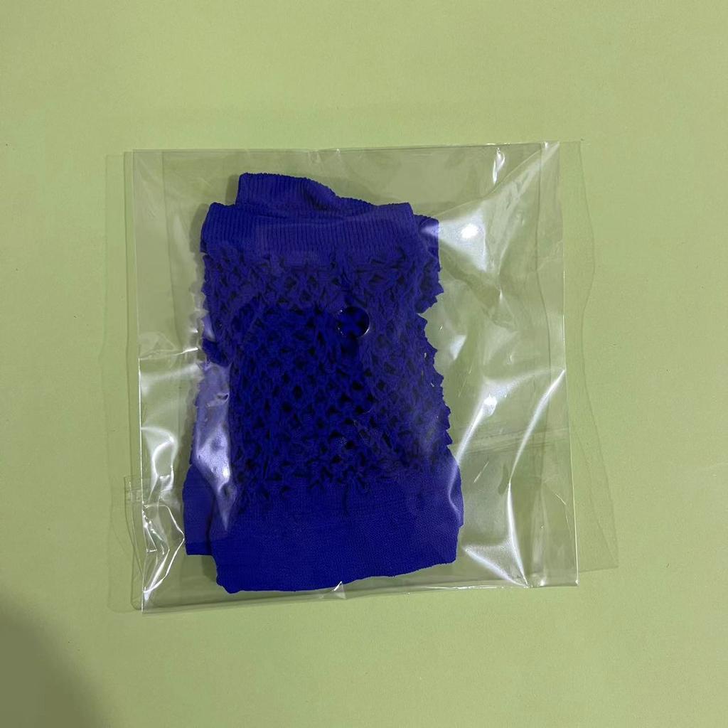 Short Fishnet Gloves Nightclub Multi-color Sexy Elastic Gloves Punk Mesh Gloves Hollow Fingerless Gloves