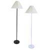 Modern Floor Lamp Multipurpose Stylish Minimalist Fabric Round Lamp Shade Standing Lamp for Living R
