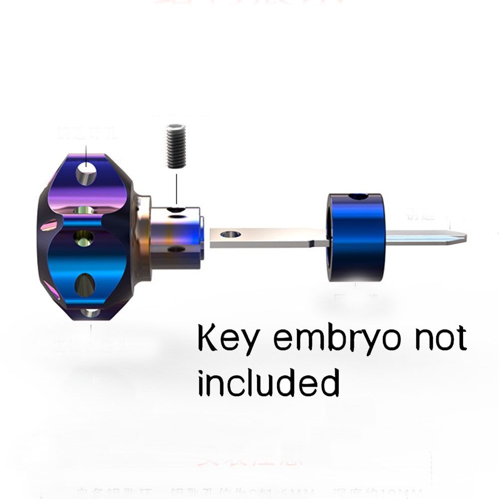 Accessory Motorcycle Keychain Motorcycle Key Head Shell Hexagon Keychain Key Head Cover Decorative