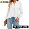 Women's Fashion Casual Long Sleeve V-Neck Blouses & Shirts