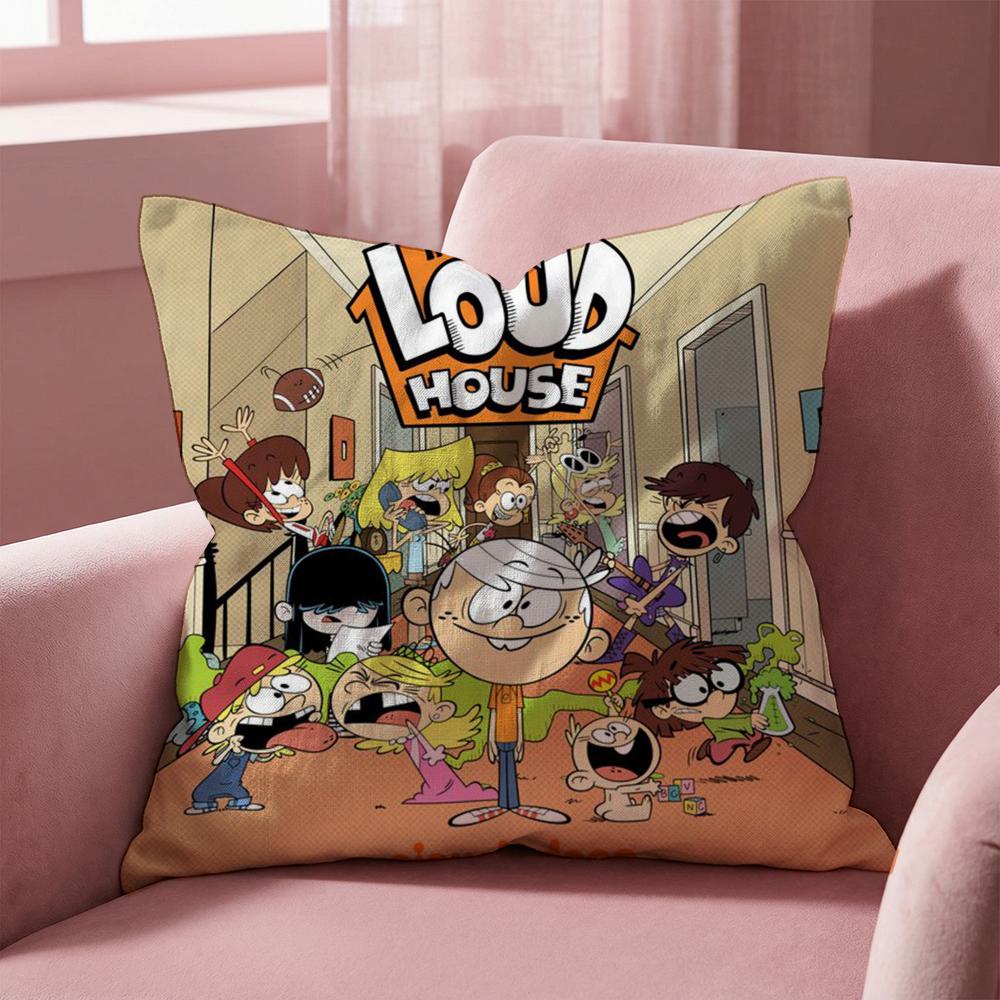 Potah na polštář L-Loud House Víceúčelový potah na polštář pro domácnost a auto - Oboustranný, měkký a odolný pro každodenní použití