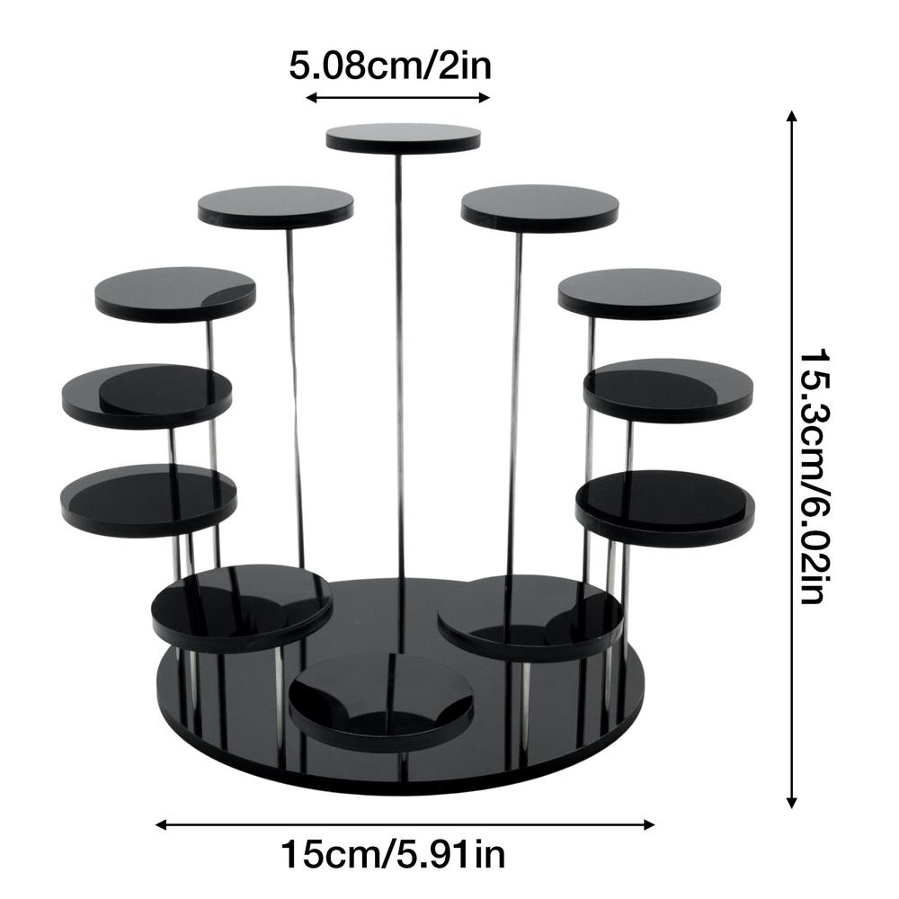 Jewelry Display Stand Earrings Necklace Ring Jewelry Display Tray Multi-Layer Storage Racks Organizer Holder Make Up Decorations