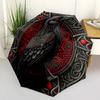 Design With 8 Ribs Automatic Folding Umbrella Compact Lightweight For Outdoor Adventures T68