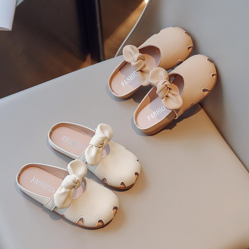 2023 Summer Bow Princess Slippers for Girls - Non-Slip Indoor & Outdoor