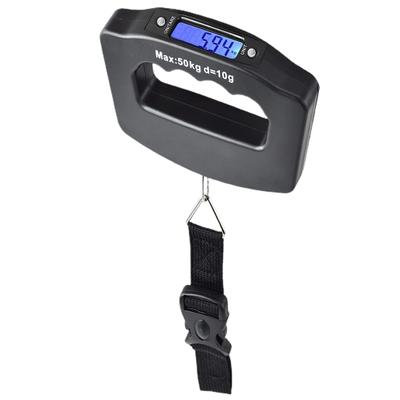 50 KG Taşınabilir Bagaj Ölçeği LCD Ekran Pil Kumandalı El Uçak Seyahat Bavul Elektronik Dijital Ağırlık Ölçeği Kantarı