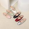 Fashion 2025 Summer New Women's Baotou Half Slippers Wear Low Heel Flat Bottom Women's Shallow Mouth Comfortable Soft Bottom Shoes