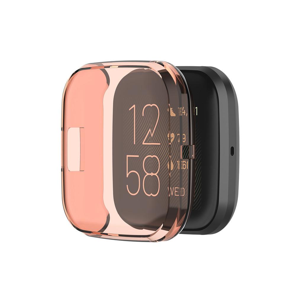 Fitbit Versa2 Transparent Tpu Protective Case Shockproof Scratch-resistant Soft Shell