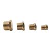 Ac29-Brass Internal Thread Hexagonal Tube Plug 24 Pcs Car Oil Pipe Plugs Oil Plug Accessories 1/8 1/4 3/8 1/2 NTP