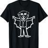 Dog Dressed As the Bloodsucker Dracula for Halloween T-Shirt