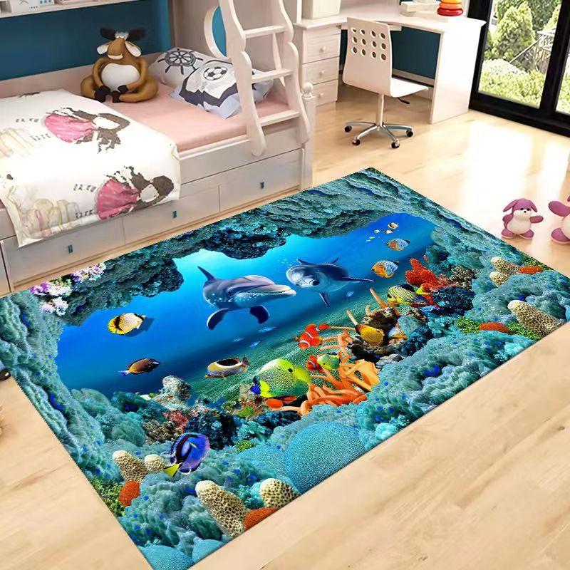 3D Carpet Floor Mat Simulation Landscape Pattern Living Room Carpets 200x300 Home Decor Sofa Mat Bedroom Bedside Rugs Non Slip