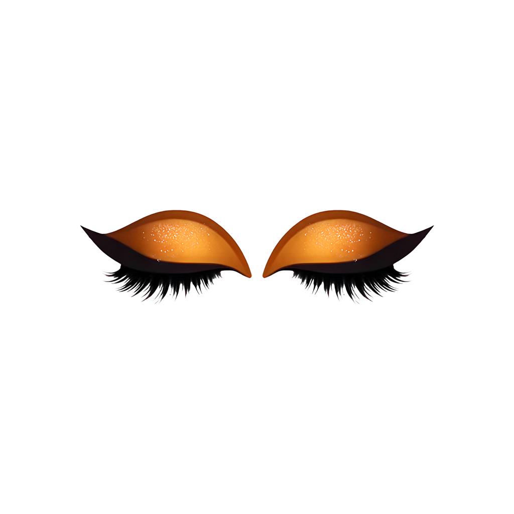 Lazy Eye Shadow Eyelash Patch, Eyeshadow Eyelashes Makeup Stickers, Colorful Beauty Fashion Eyelid Line Sticker, 2-In-1 Reusable Eye Makeup Stickers