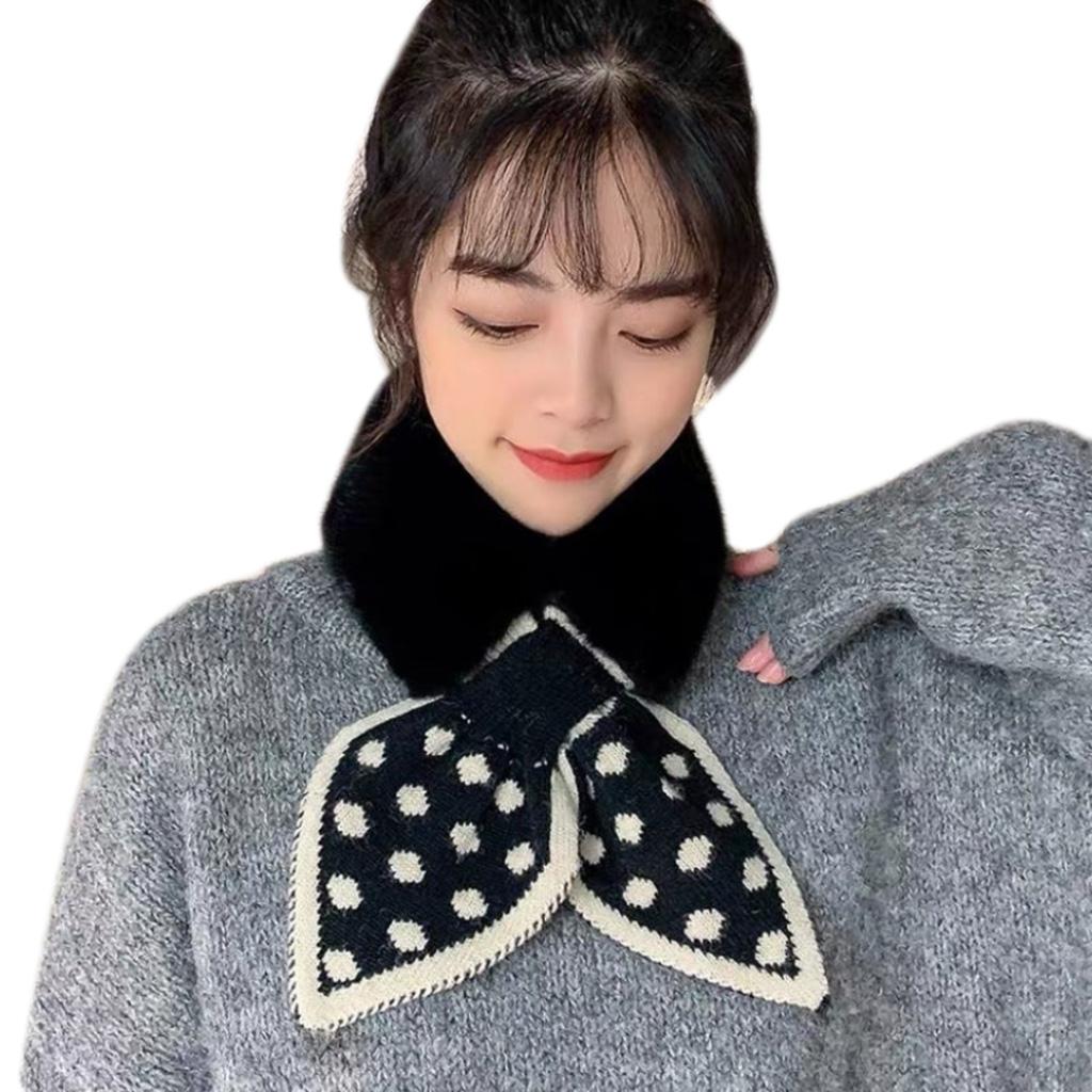 Neck Warmers For Women False Collar Women Fake Rabbit Fur Collar Scarf Women