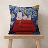 Art Cartoon SSnoopys Pillow Cover Sofa Cushion Cover Home Room Decoration Children Gift