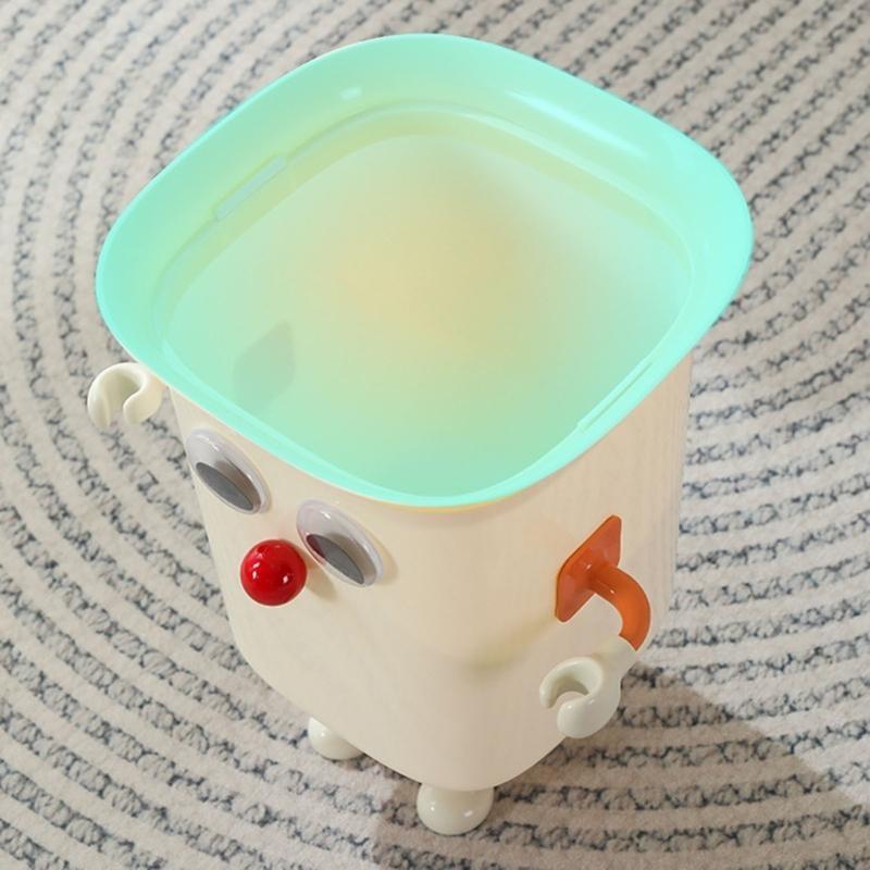 Funny Big Eyes Trash Can Suitable for Home and Office Plastic Trash Can Dustbin Top Sale