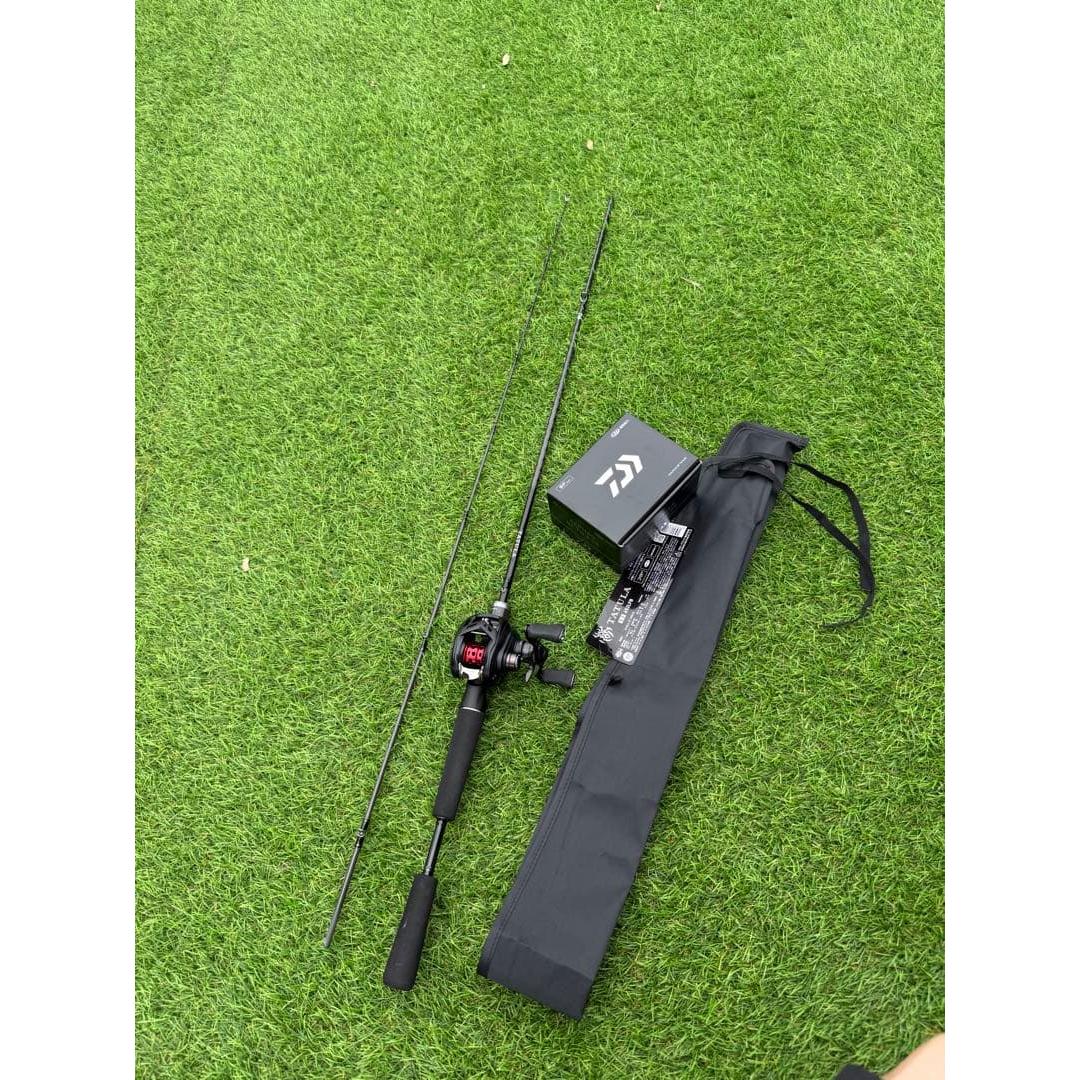 Used DAIWA 25.ALPHAS BF TW Tatula rod set price reduction