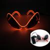 Nuovi Occhiali Stile Cyberpunk Cool Decorazione Luminosa per Feste Occhiali da Sole LED Luminosi Illuminazione Bar Rave Musica Festa da Ballo