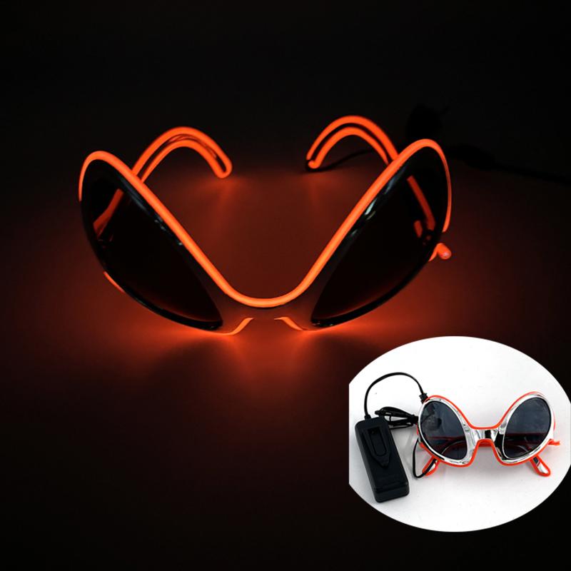 Nuovi Occhiali Stile Cyberpunk Cool Decorazione Luminosa per Feste Occhiali da Sole LED Luminosi Illuminazione Bar Rave Musica Festa da Ballo