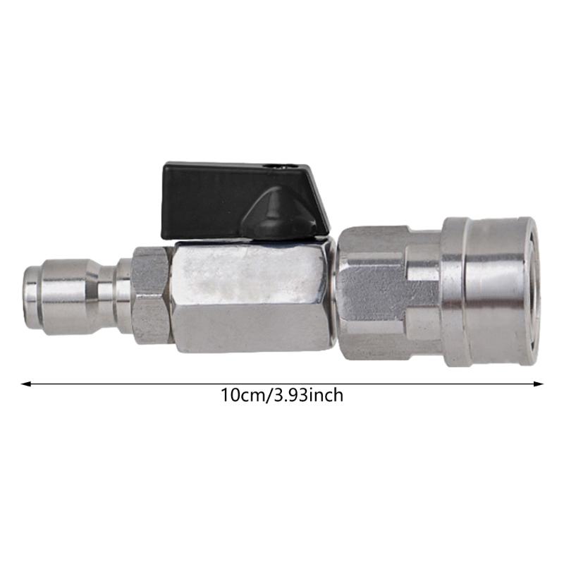 Easy Operate High Pressure Valves Air Flows Control Valves Metal Compressed Air Accessories for Garden Homes Use