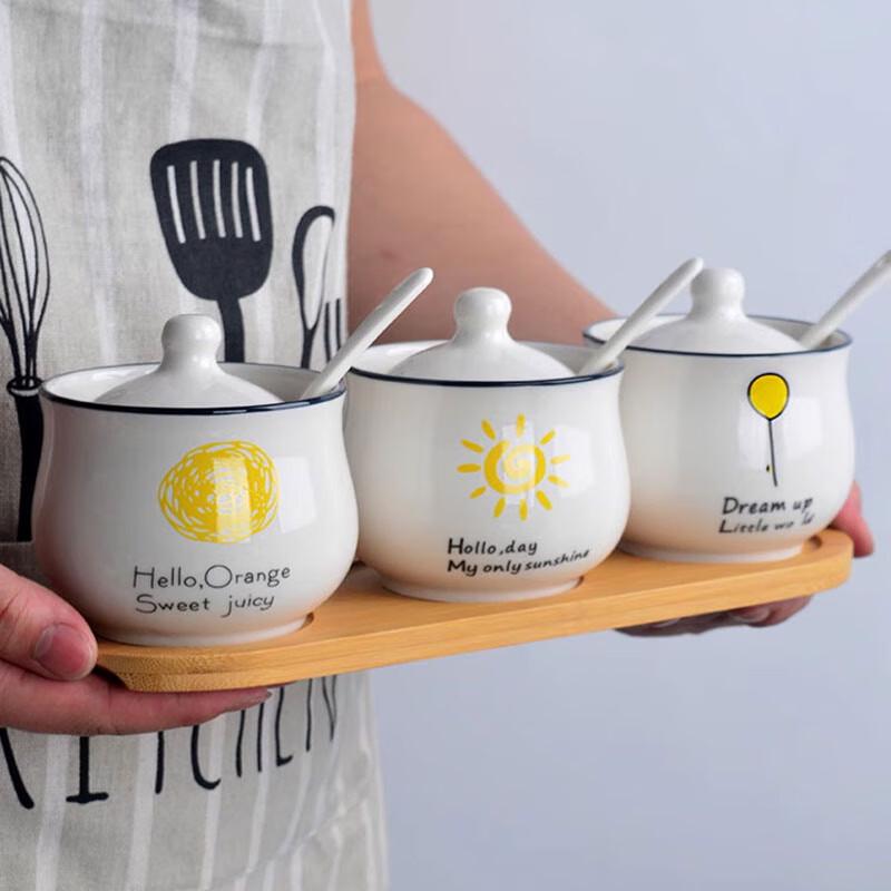 Homeglen Ceramic Seasoning Jar Set