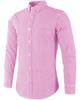 Trendy Men's Long-sleeve Button-up Shirt with Intricate Decorative Floral Patterns