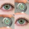 FUNSACHY 1 Pair Color Contact Lenses For Eyes Natural Gray Blue Beautiful Pupil Soft Natural Accessories Yearly Cosmetic Pupils