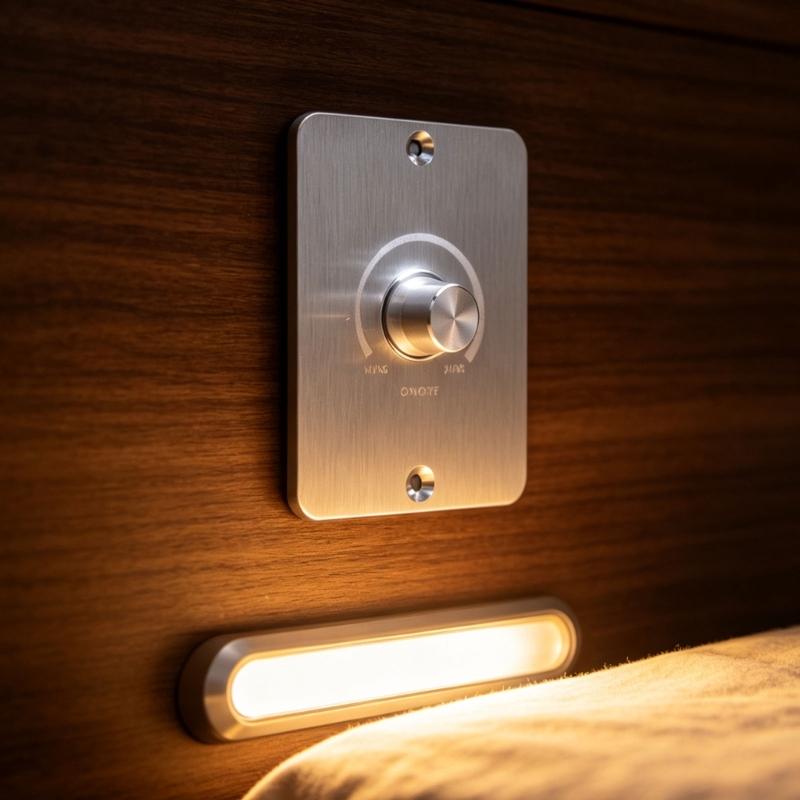 12V Dimmschalter, 60W PWM Dimmschalter Einstellbare Helligkeit für Wohnmobil Marine Boot LED, Halogen, Streifenlicht