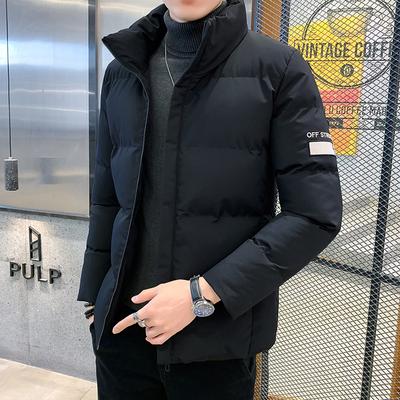 New Winter Men's Cotton-padded Men's Fashionable Cotton-padded Jacket with Thick Warm Korean Version of the Trend Cotton-padded Jacket On the Clothes
