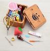 Black and White Polyester Sewing Thread and Needle Box
