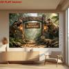 1pc Striscione Sfondo Compleanno Dinosauro adatto per Celebrazioni di Compleanno Tavolo Torta Decorazioni Feste a Tema Anniversari