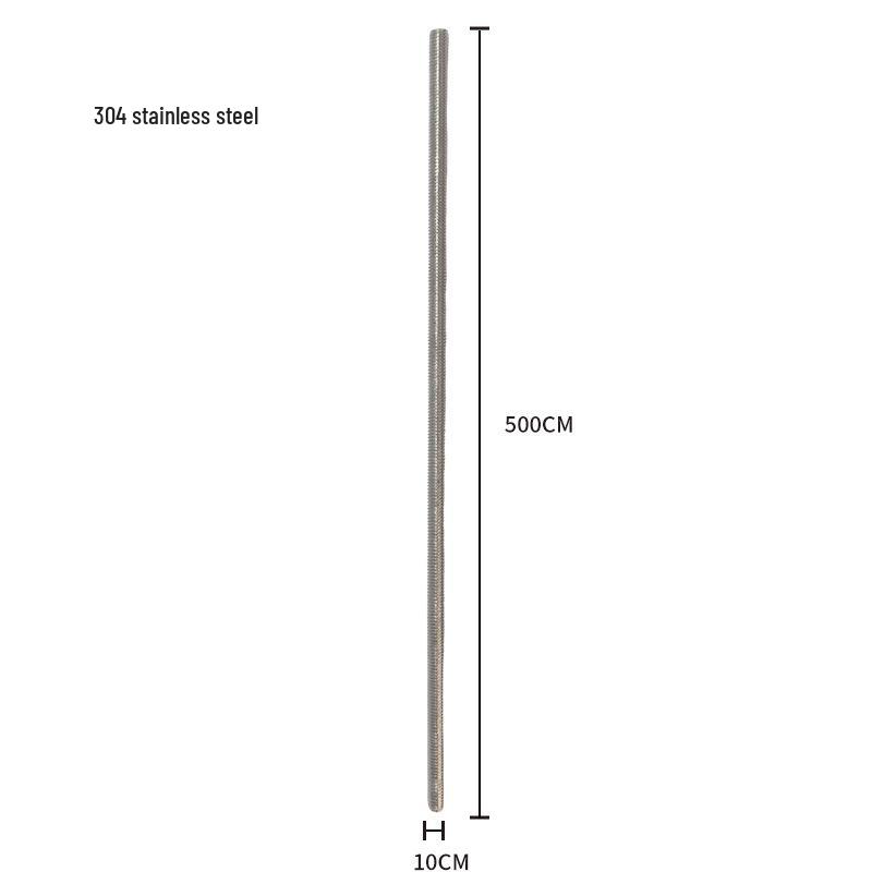 304 Stainless Steel M8/M10 Threaded Rod Bolt Stud