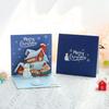 3D Pop Up Christmas Greeting Card Merry Christmas Gift Cards with Envelopes Santa Elk Snowman Holiday Cards for Christmas Parties Home Decor