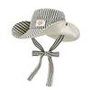 UV Protection Reversible Bucket Hat Wide Brim Fishmen Hat Fashion Striped Sun Hat  Summer
