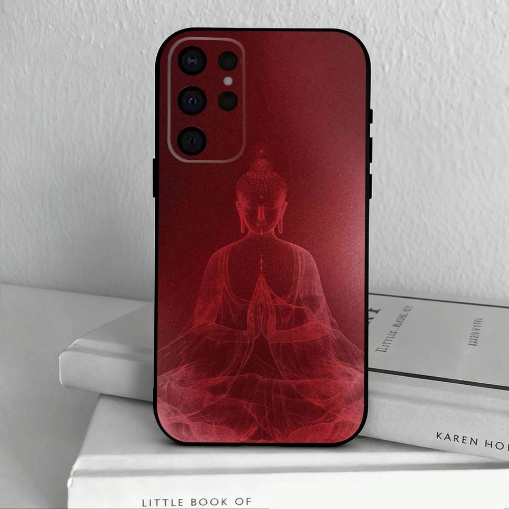 The B-Buddha Art Phone Case For Samsung S25,S24,S21,S22,S23,S30,Ultra,S20,Plus,Others Soft Black Cover