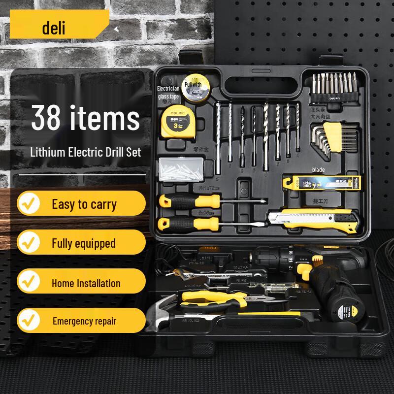 Deli 38-Piece Multi-purpose Tool Set