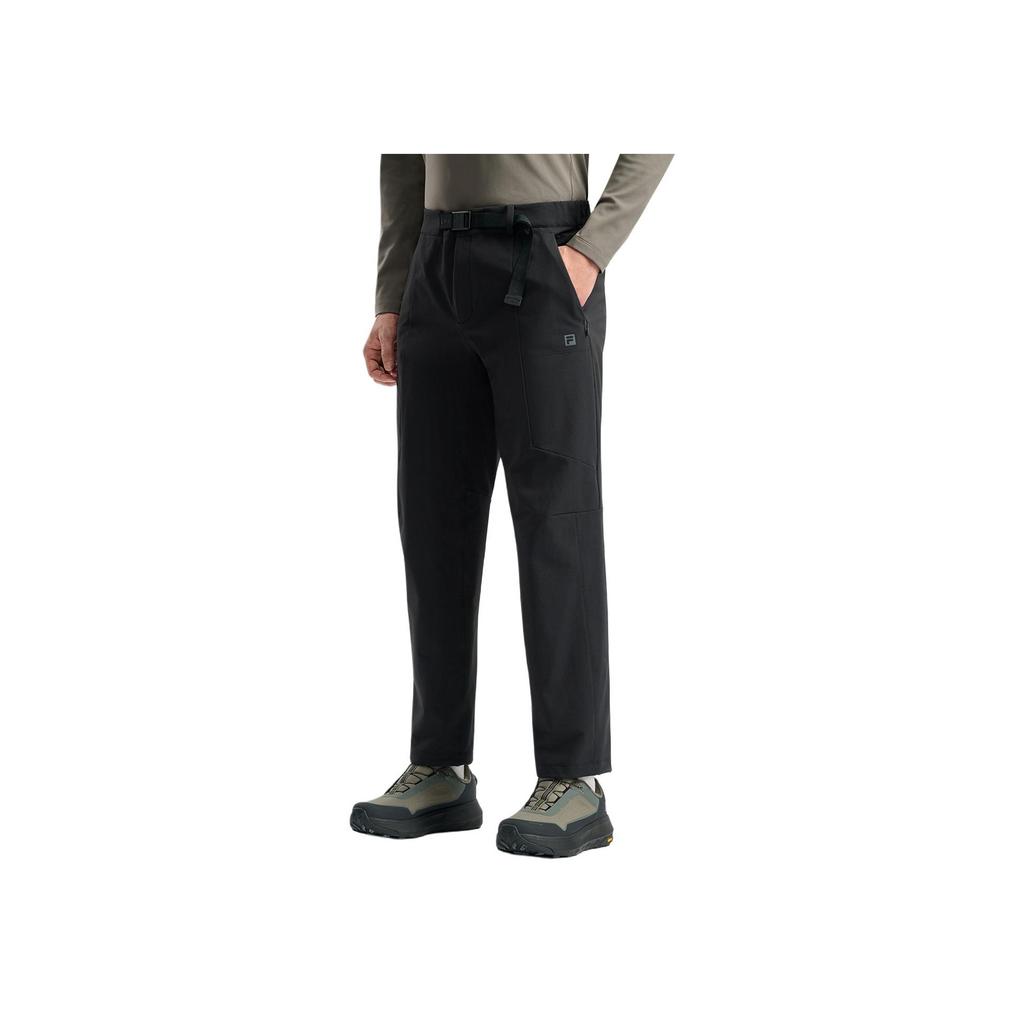 FILA Explorer Classic Fashion Sports Outdoor Versatile Woven Casual Pants Men pants A11M547803FBK