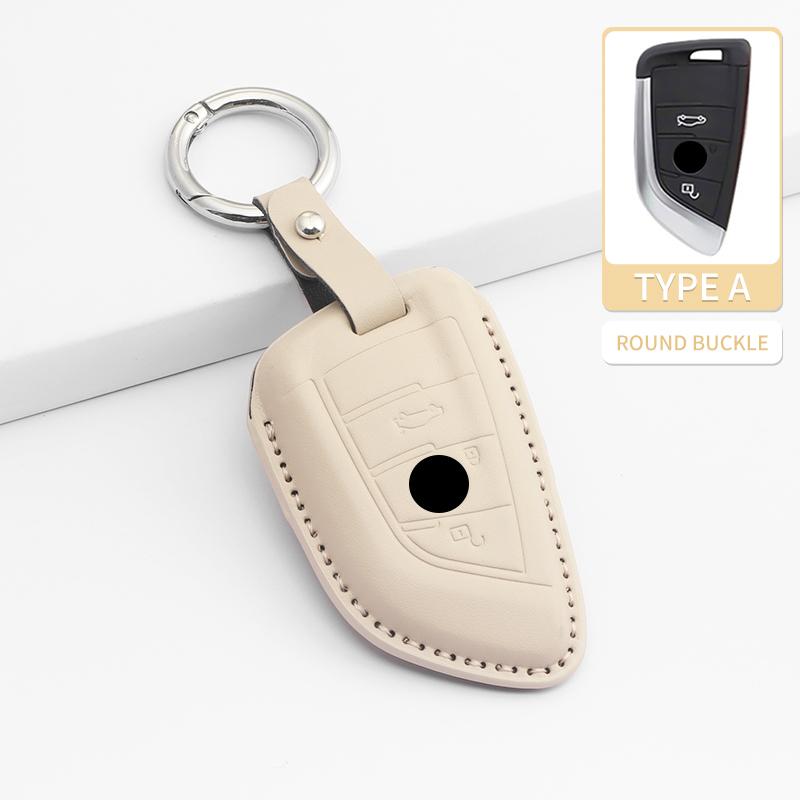 Tu Leren Auto Sleutelhoesje Cover Voor Bmw X1 X3 X4 X5 X6 X7 F10 F20 F30 G20 G30 G01 F15 F16 G02 G05 Auto Sleutel Beschermhoes Decoratie