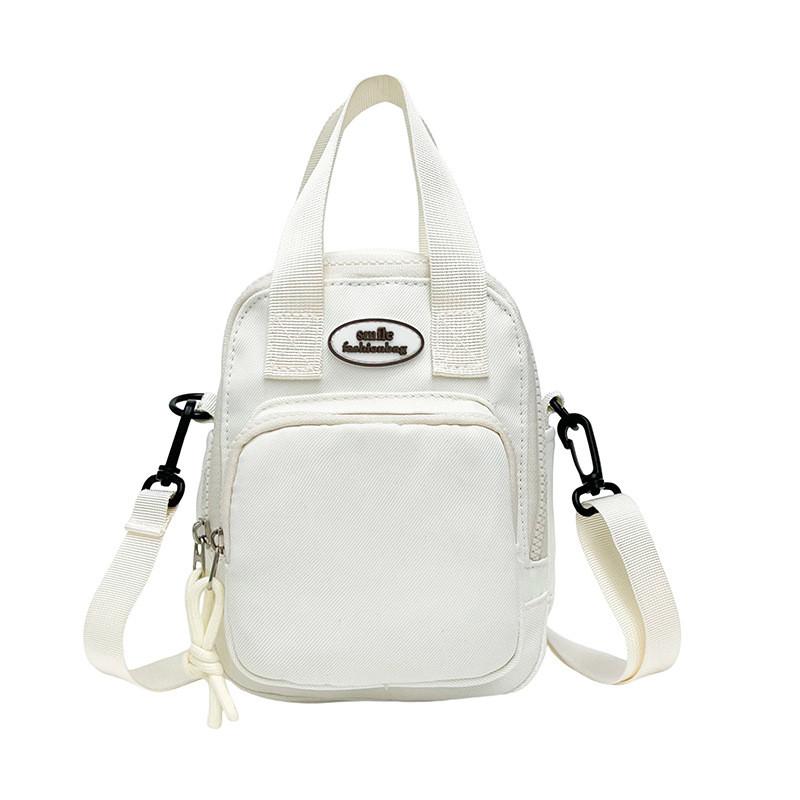 Nylon Girls Cute Crossbody Bag With Zipper Closure For Daily Use