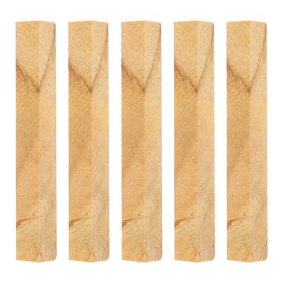 1/5ks Palo Santo Natural Sticks Wooden Smudging Stick Aromaterapie Burn Rod Meditační čistička vzduchu pro domácnost