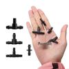 Garden Drip Irrigation Connector Accessories: 4/7 Flat Mouth Tee, Double Barb, and Tee for Orchard Watering