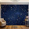 1 Piece of 2D Flat Banner - 2D Flat Starry Sky-themed Background Fabric, Yzb