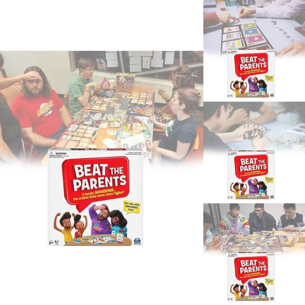 Fesselndes Spin Master Brettspiel Schlage deine Eltern Nur ein lustiges Kartenspiel-Erlebnis