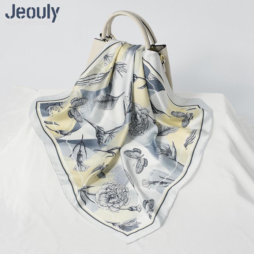 Cross-Border 70cm Silk Cashew Print Scarf - Autumn/Winter Women's Fashion Headscarf
