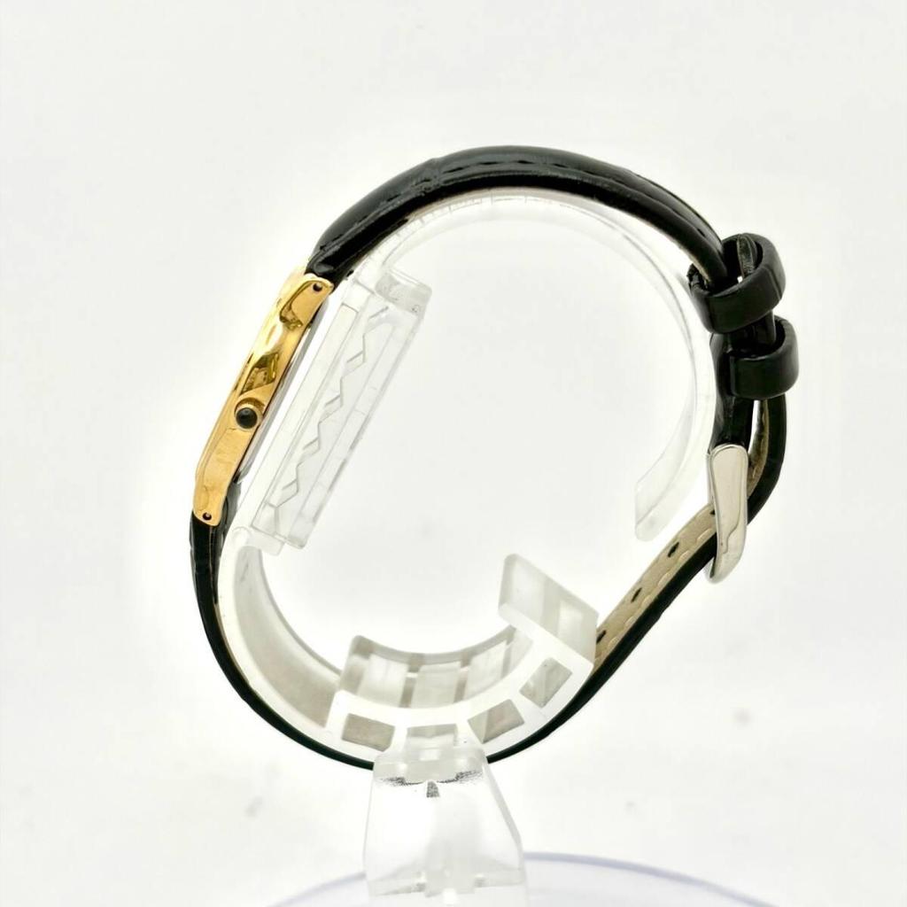 Used [Good Condition/New Battery] SEIKO Exceline Ladies Watch Gold Roman 7320-0390 893506 New Belt
