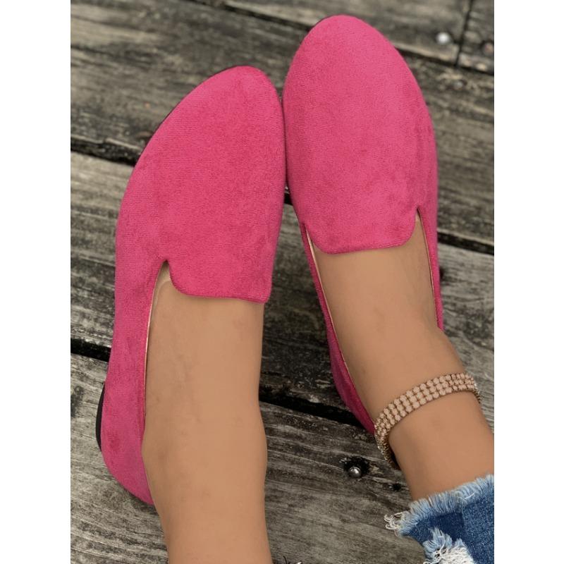 Large Size Shallow Single Shoes Women's Summer New Flat Bottom One Pedal Doudou Shoe Size Wish