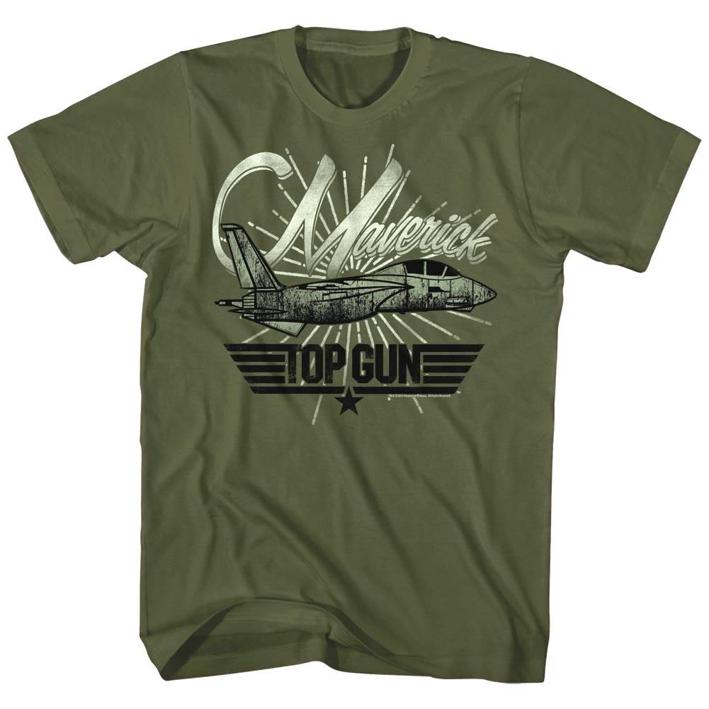 Top Gun Maverick Retro Jet Men T Shirt Vintage F14 Tomcat Fighter Pilot Logo XL