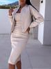 Hot Selling Autumn Winter New Style Strappy Dress Outerwear Top Set Women's Clothing