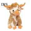 Soft Stuffed Animal Toy Highland Cow Toy, Plush Scottish Cattle Doll, Holiday Gift for Children Cute Farm Doll Present Adults Kids Boys Girls Washable