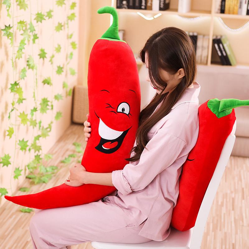 Creative Pepper Vegetable Cartoon Pillow Doll Ragdoll Plush Toy Cushion Doll Home Birthday Gift