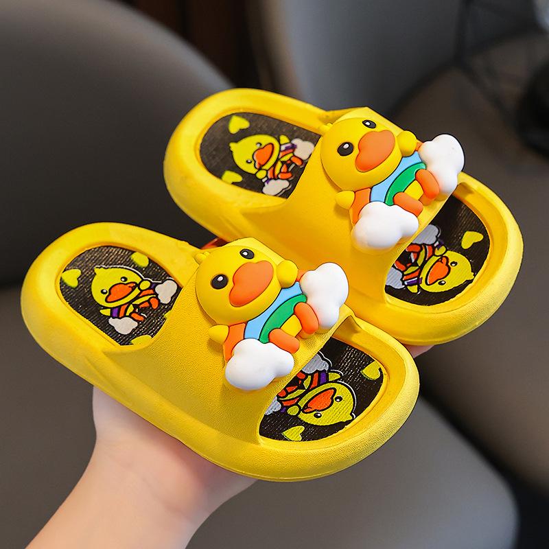 Summer Cartoon Kids' Slippers: Cute, Non-Slip Indoor Footwear for Boys & Girls
